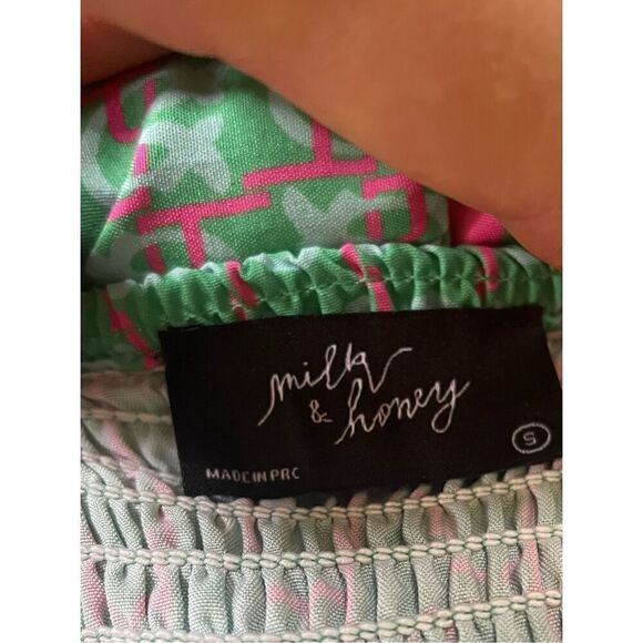 MILK& HONEY Swimsuit 2 Pieces Size S-M - Picture 4 of 5